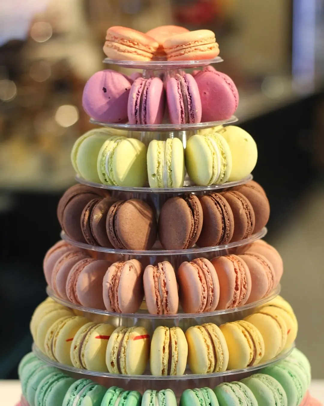 Tower of macarons